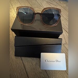 Dior Eyewear Dior Diorattitude1 Grey Pink Sunglasses
